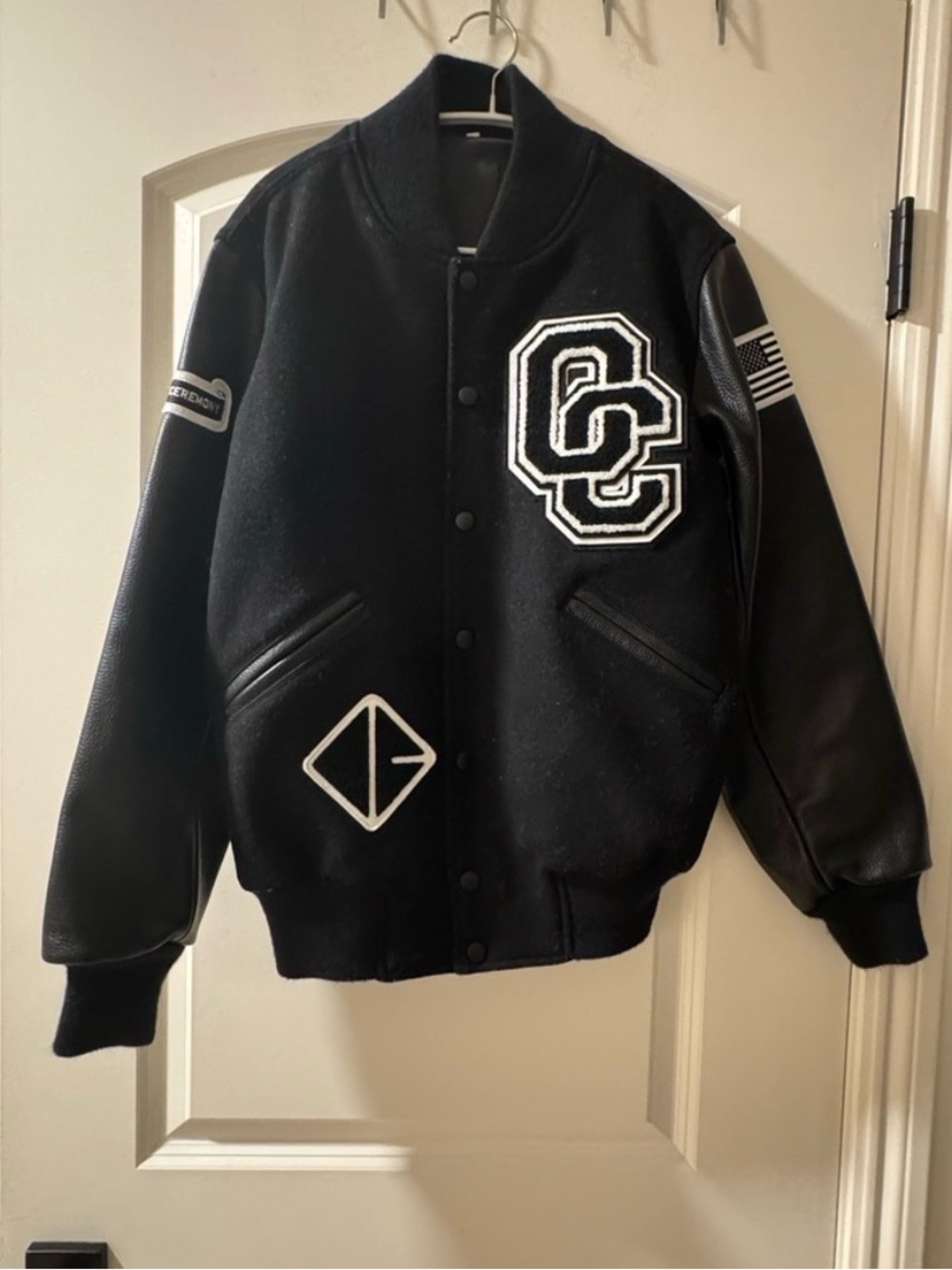 Opening Ceremony Classic Oversized Bomber Varsity Jacket - Unisex